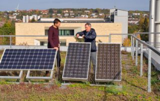 Solarmodule des Inselstromnetzes